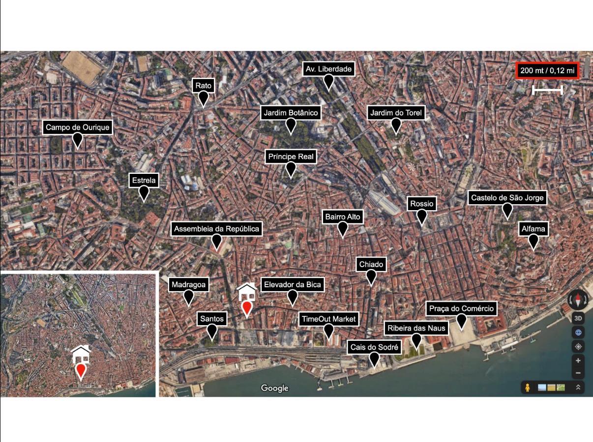 Luxury Apartment By Myplaceforyou, Very Quiet, Close To Time Out Market Lisbon Lisboa Exterior foto